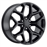 28" Snowflake Replica RP032 Wheel 🔥 28X10 +30 6X139.7 🔥 C.B 78.1 Gloss Black Rim ✅